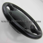 JDM EK3 Civic ViRS Black Leather Steering Wheel